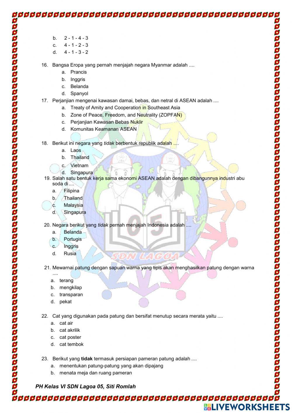 PH Tema 1 SB1 Kelas 6