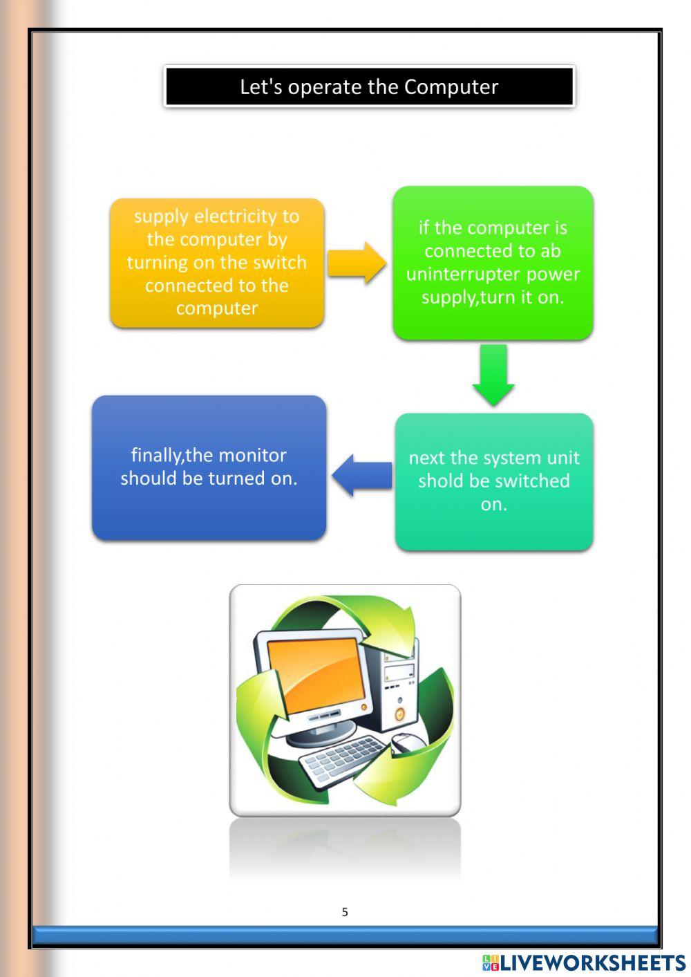 computer lab rules | Chamodish | Live Worksheets