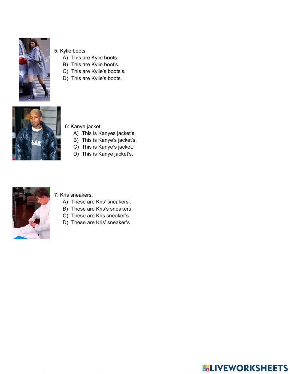 The Kardashian's clothing