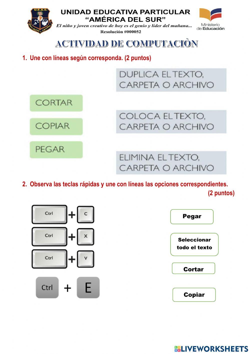 Actividad de computaciòn