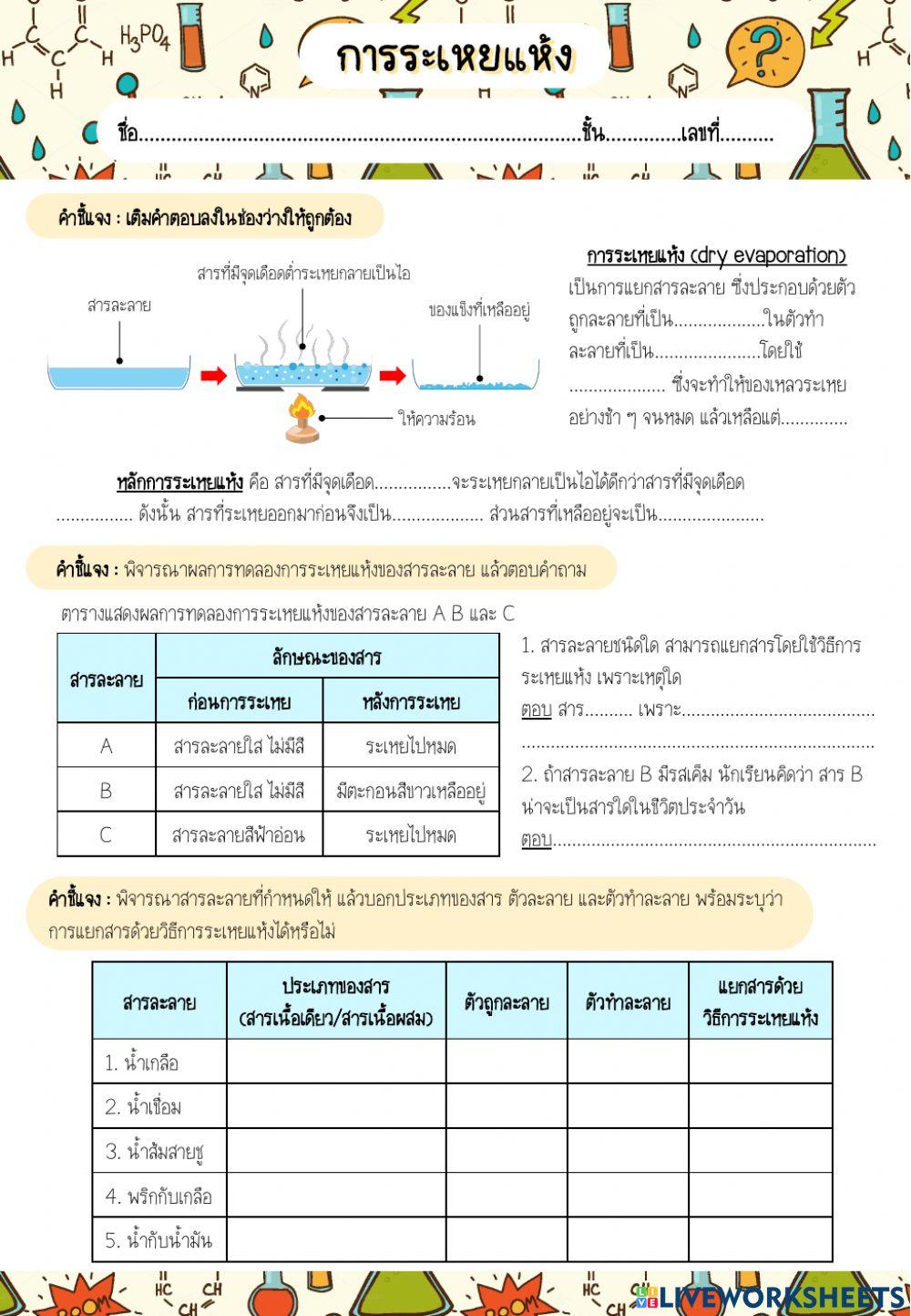การระเหยแห้ง
