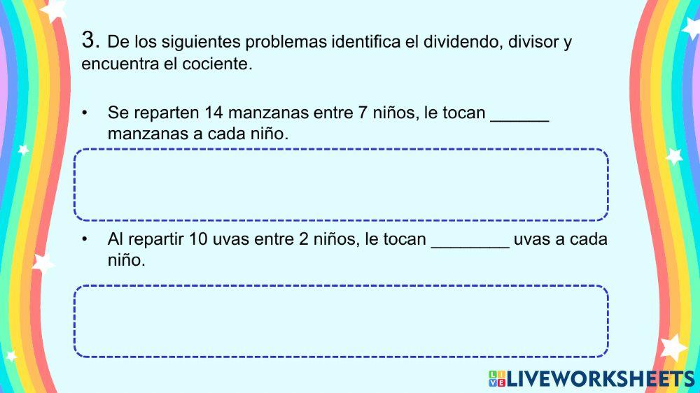 Division con numeros naturales