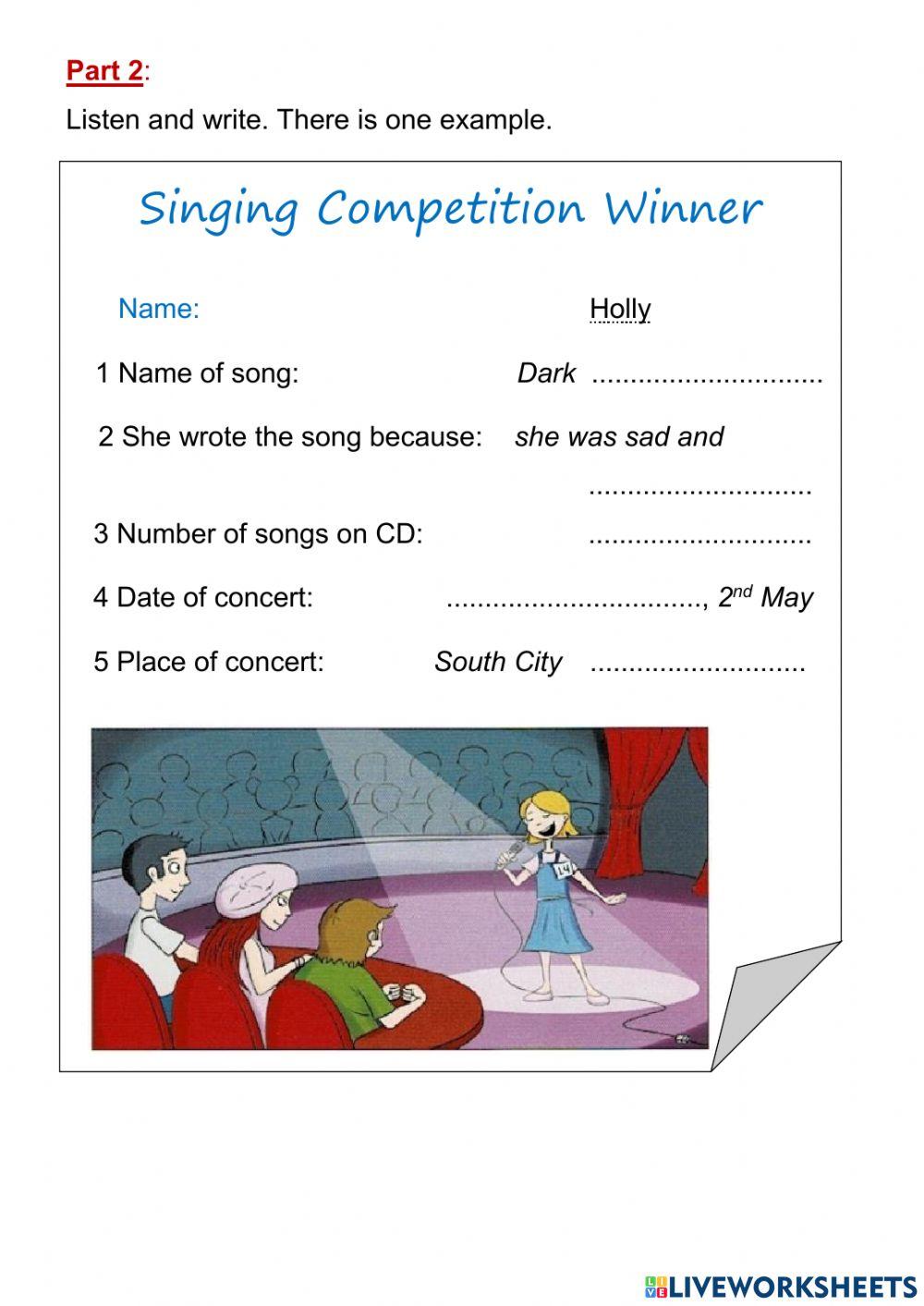 Flyers Listening Practice 39