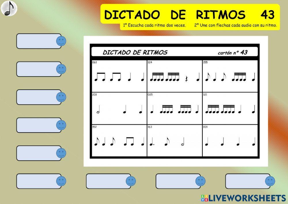 DICTADO DE RITMOS 43