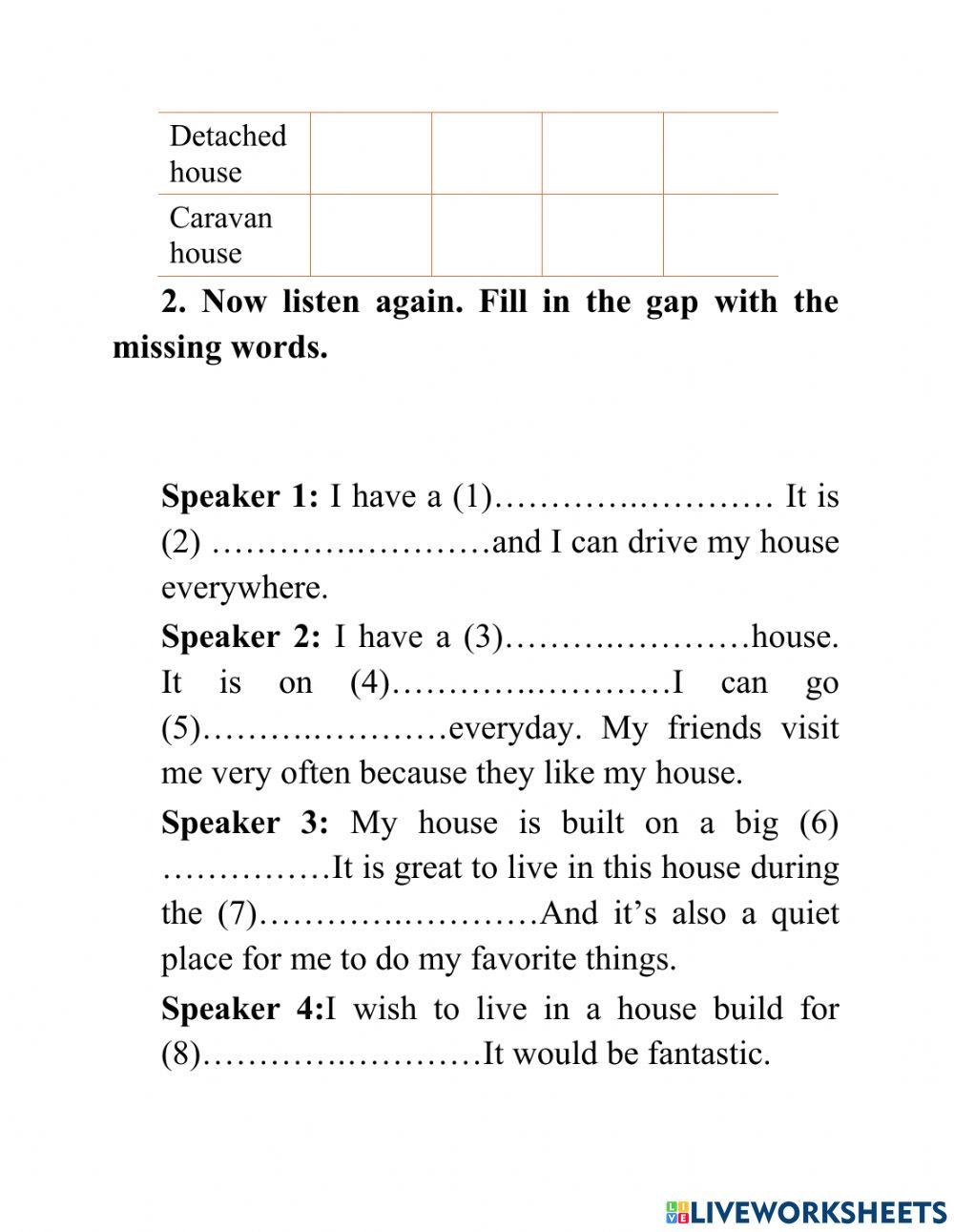 Big 4 lớp 6 unit 2