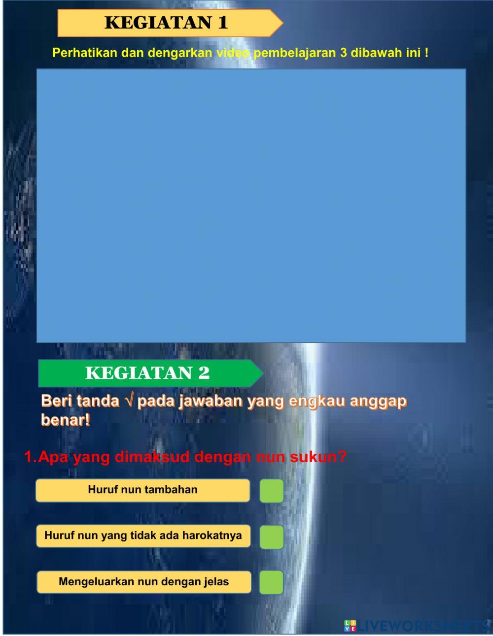 LKPD Tajwid 4  Pembelajaran 2