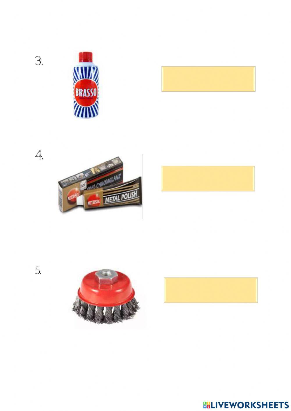 2.2.1 Menunjukkan alatan dan bahan menggilap permukaan besi atau aluminium