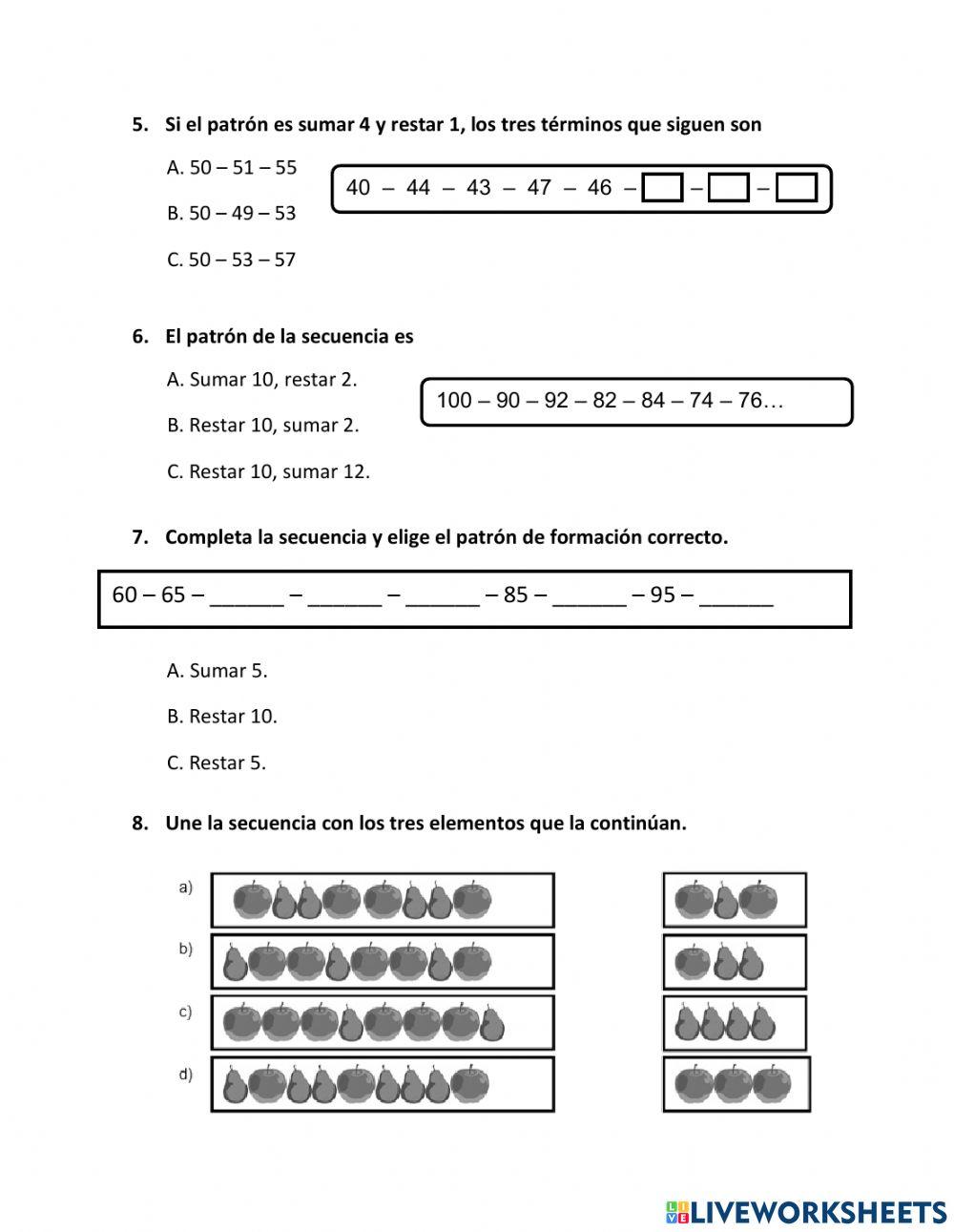 Evaluación Unidad 4, lección 1