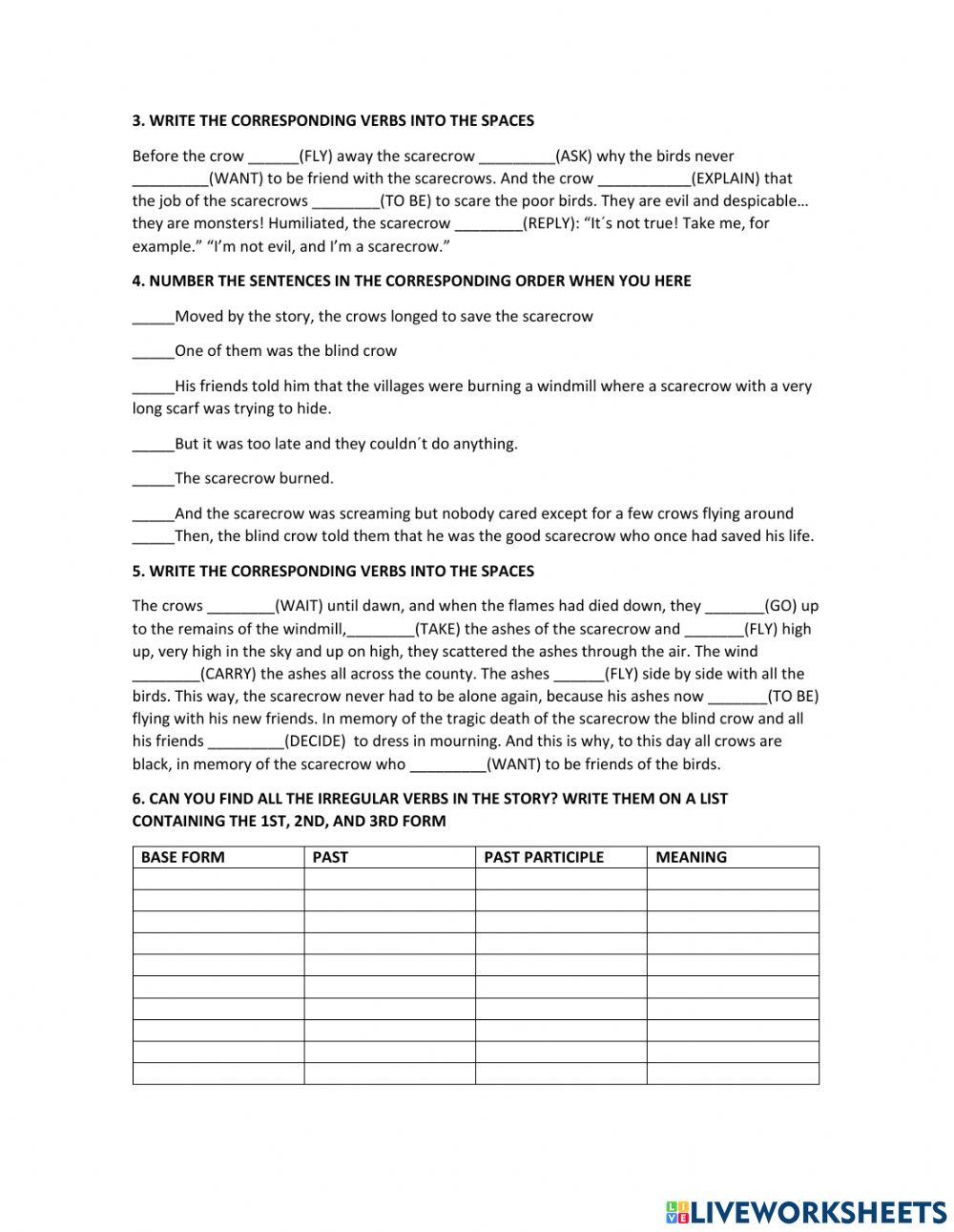 The legend of the scarecrow