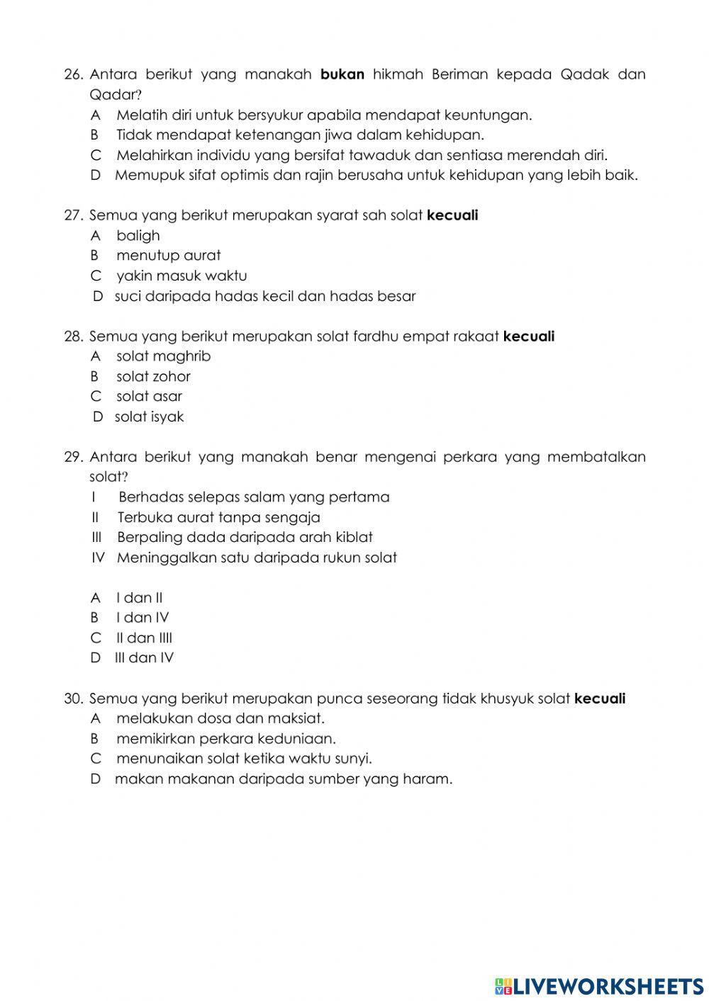 PTP 2 Pendidikan Islam