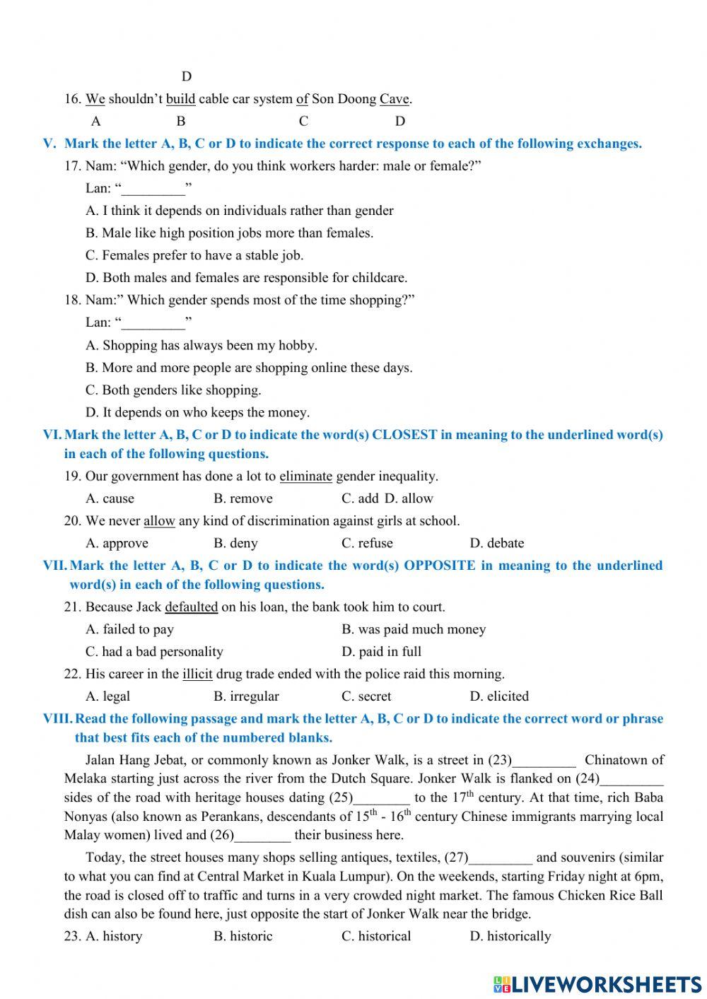 Đề thi thử vào 10 - số 5