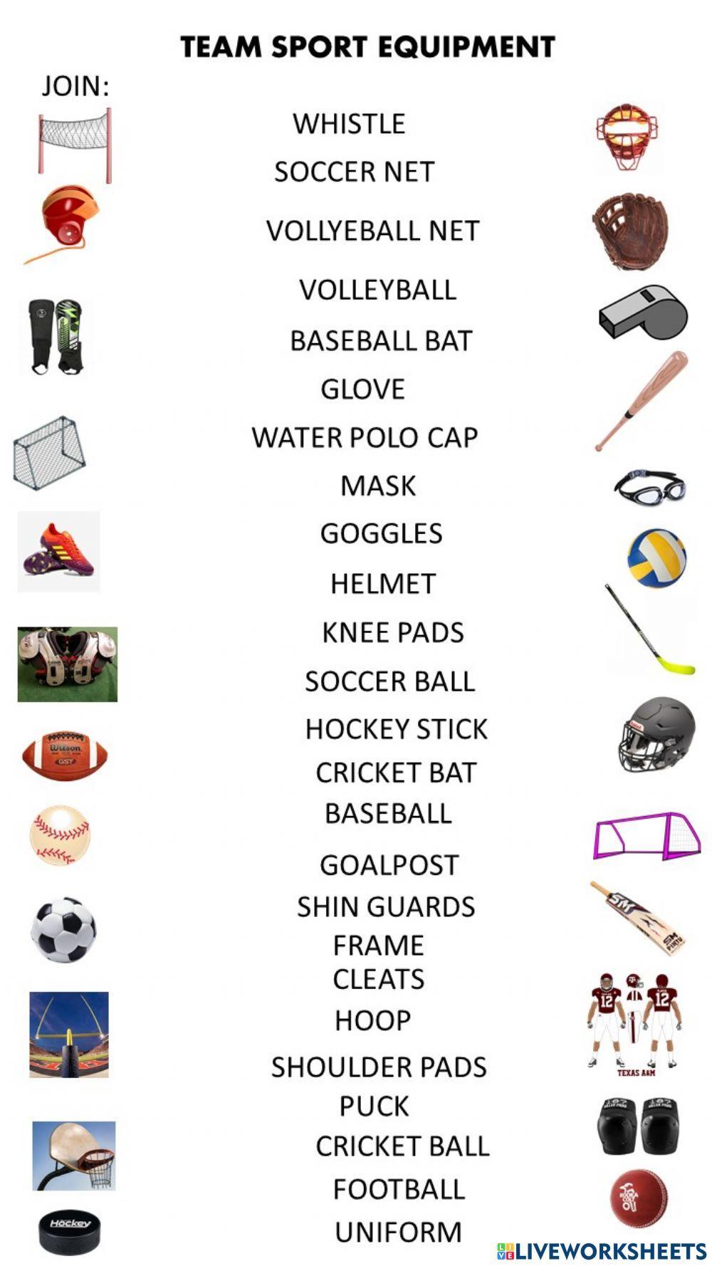 List of Team Sports
