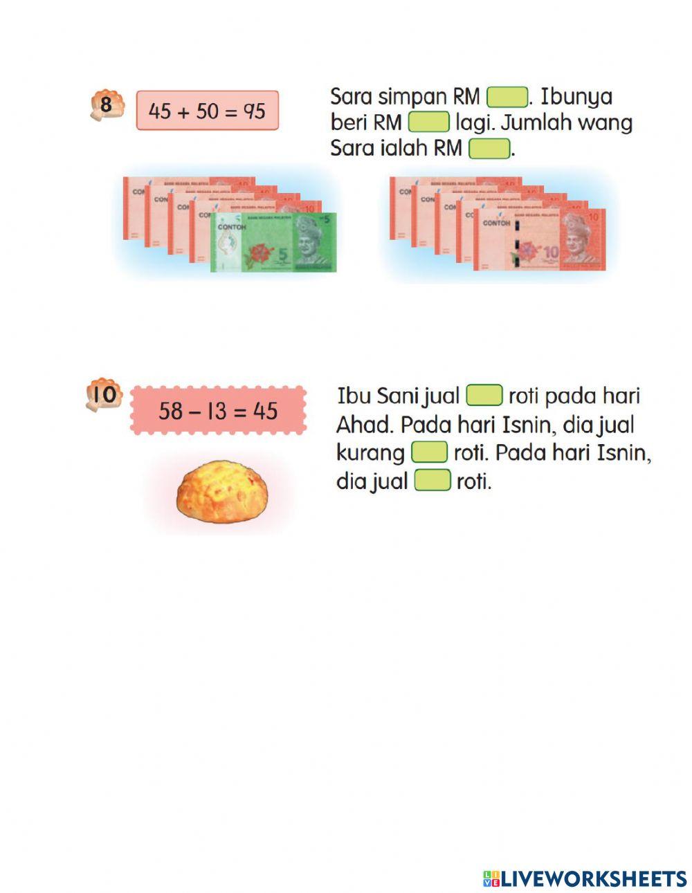 Cerita tambah dan tolak