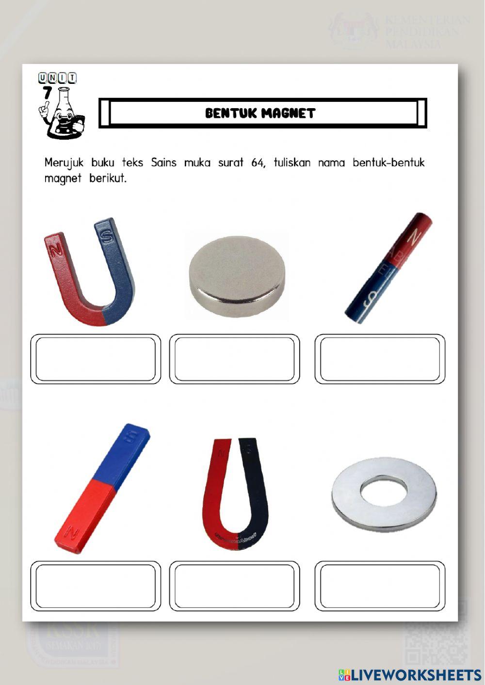 Kegunaan Magnet & Bentuk Magnet