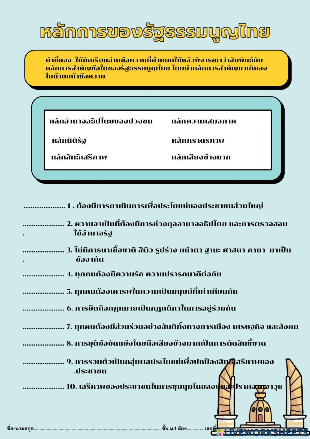 หลักการรัฐธรรมนูญไทย (01)