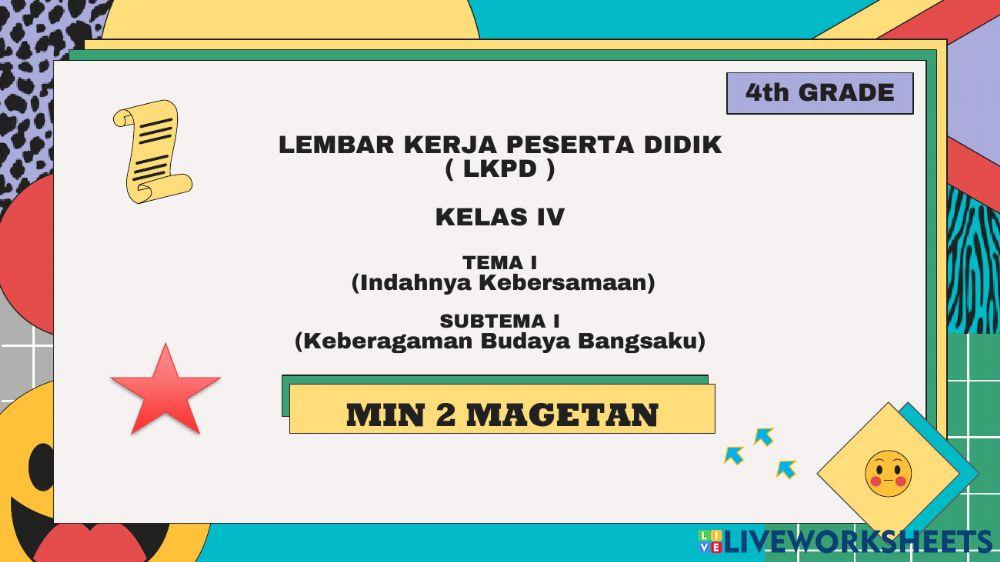 Tema 1 Indahnya Kebersamaan