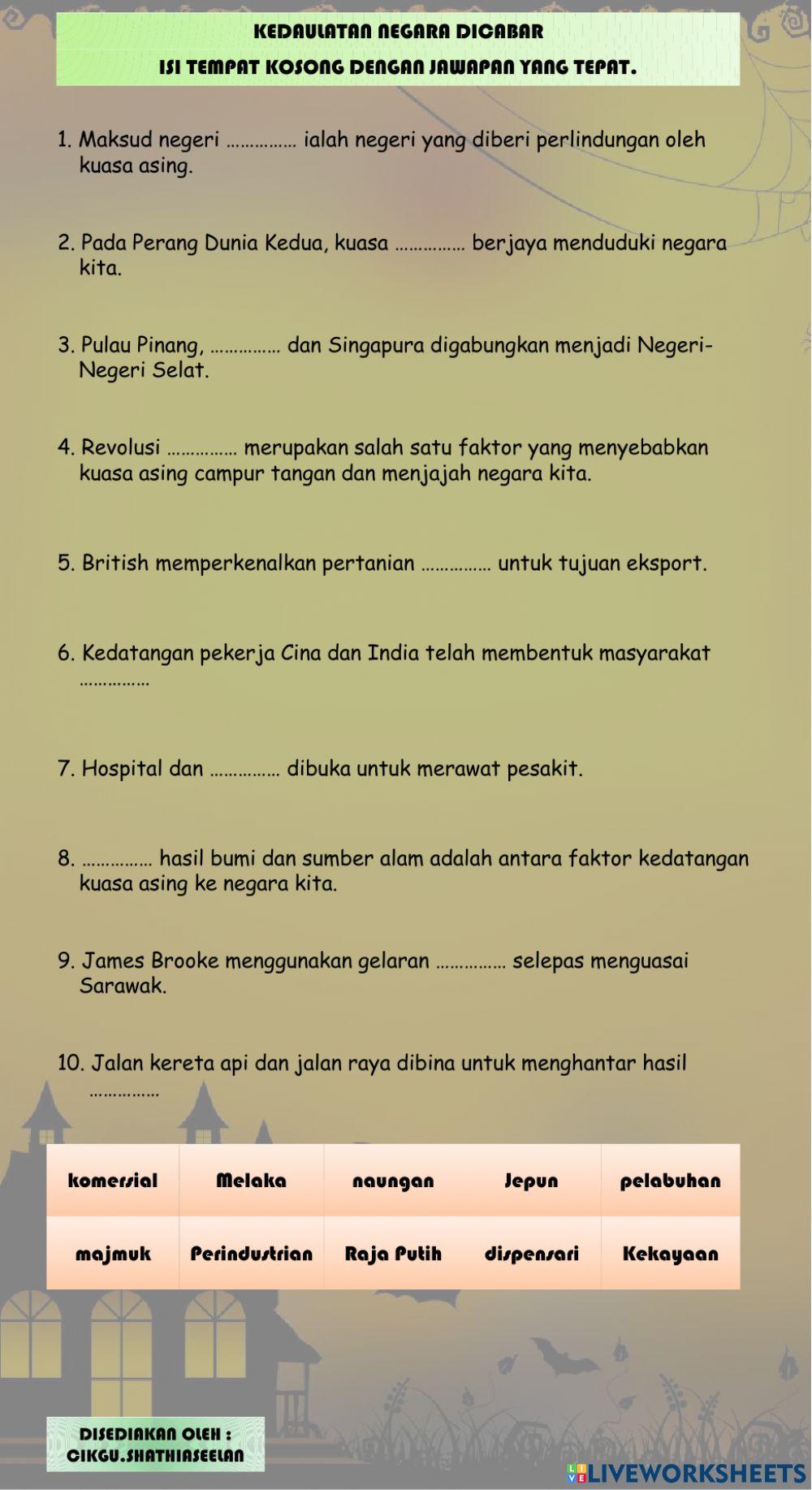 Kedaulatan negara dicabar