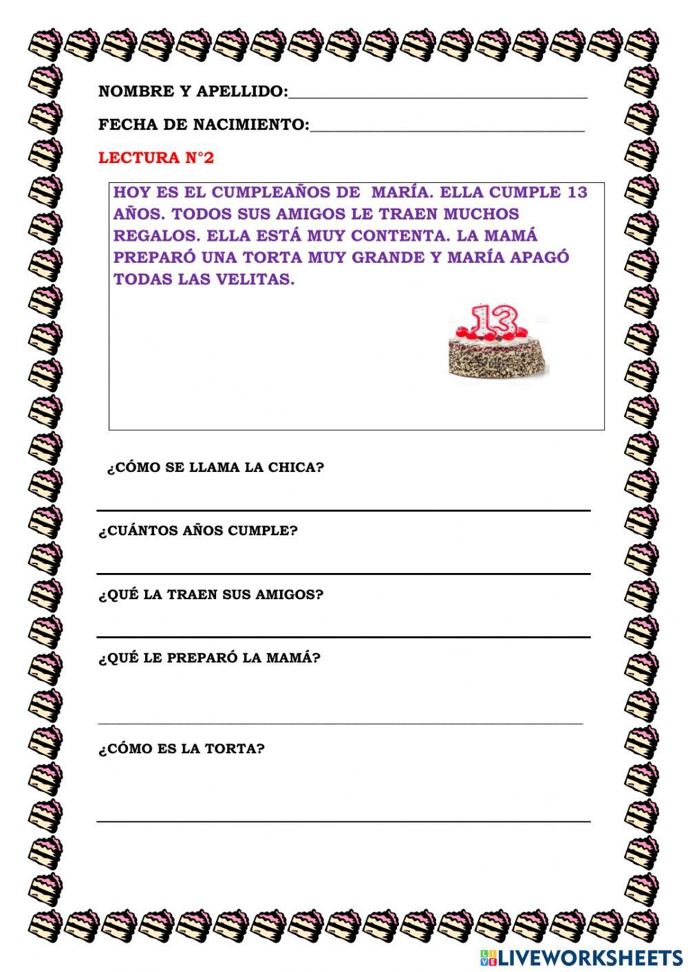 El cumpleaños de maría