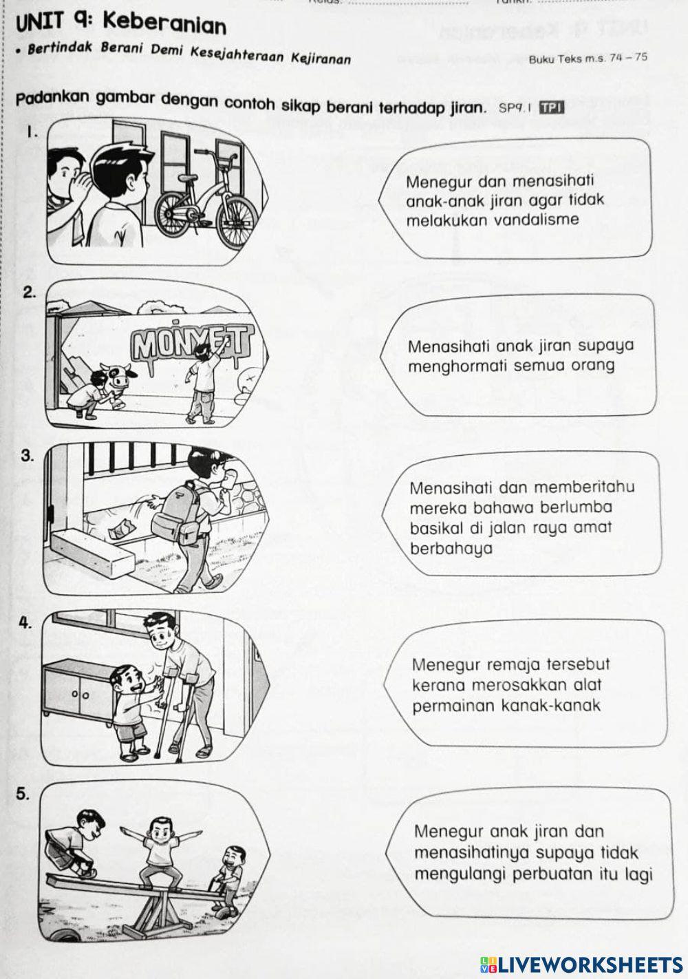 Bertindak Berani Moral tahun 4