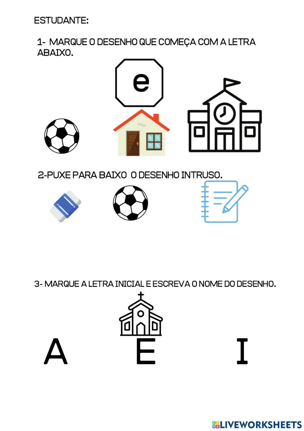 Atividades dia do estudante