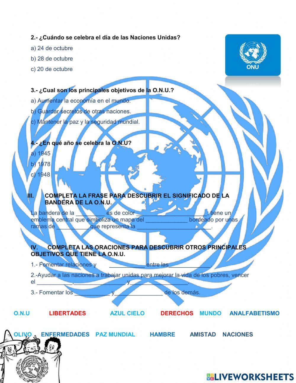 JP Día de las Naciones Unidas (O.N.U.)