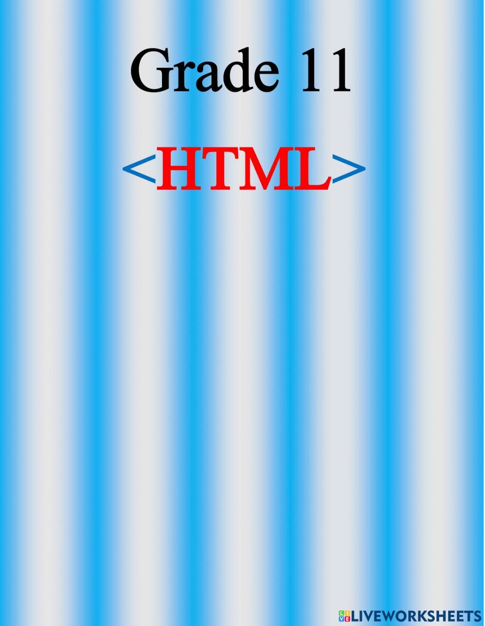 1250591 | Grade 11 html Lesson | Danushka Lakshan