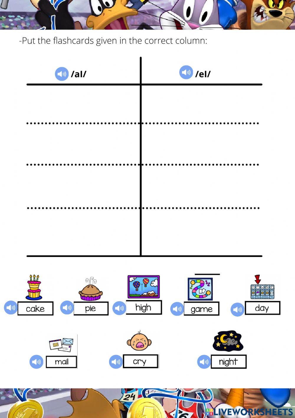 EI - aI Diphthongs practice