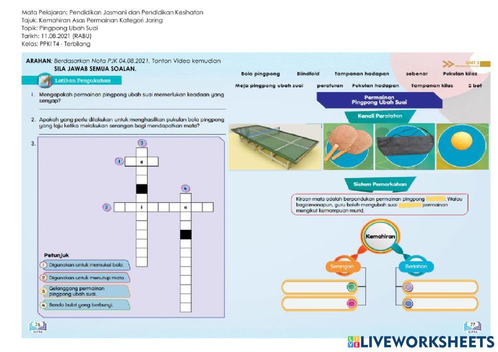Pingpong Ubah Suai - Pengukuhan