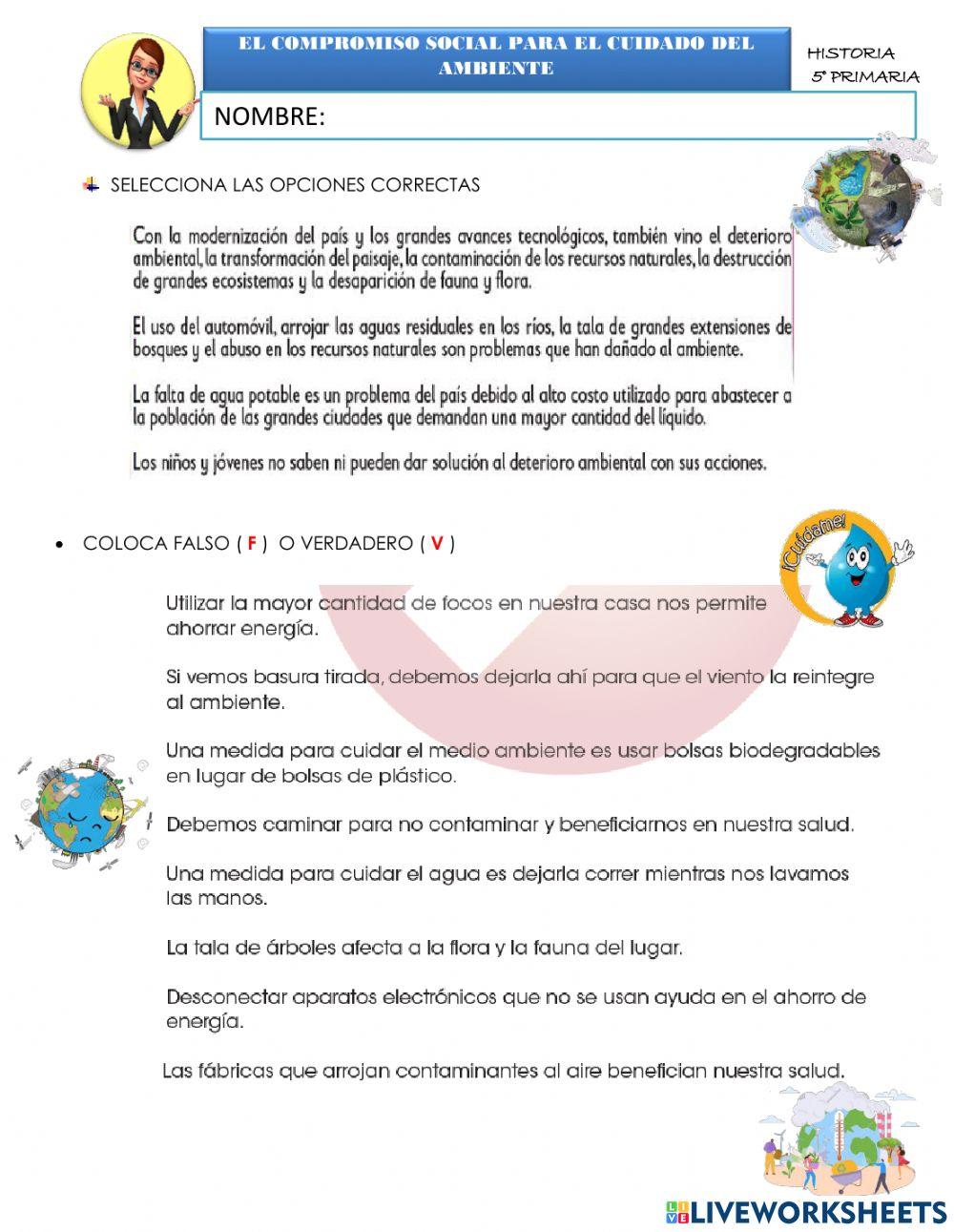 Cuidado del ambiente