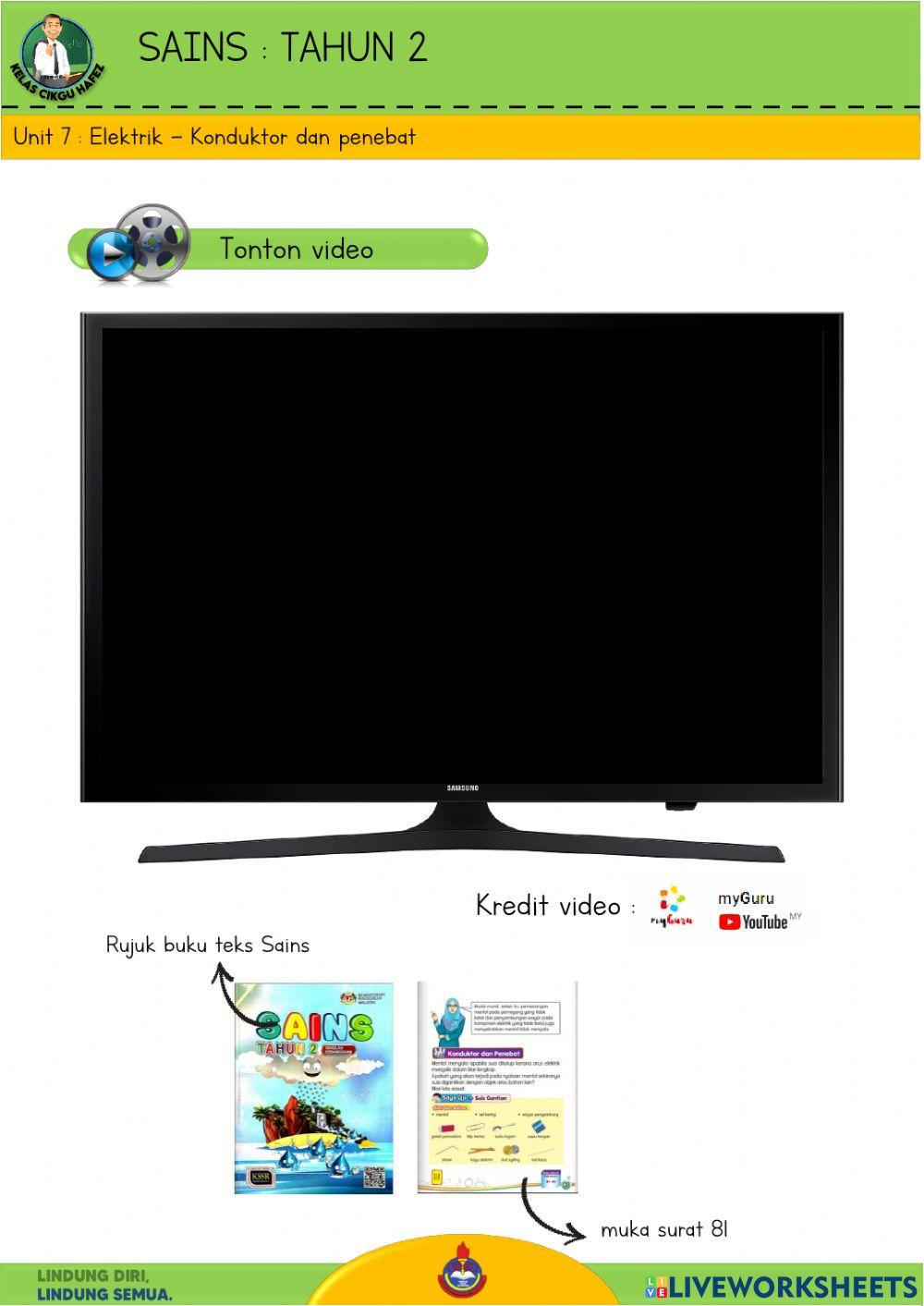 Sains T2 - Konduktor dan penebat