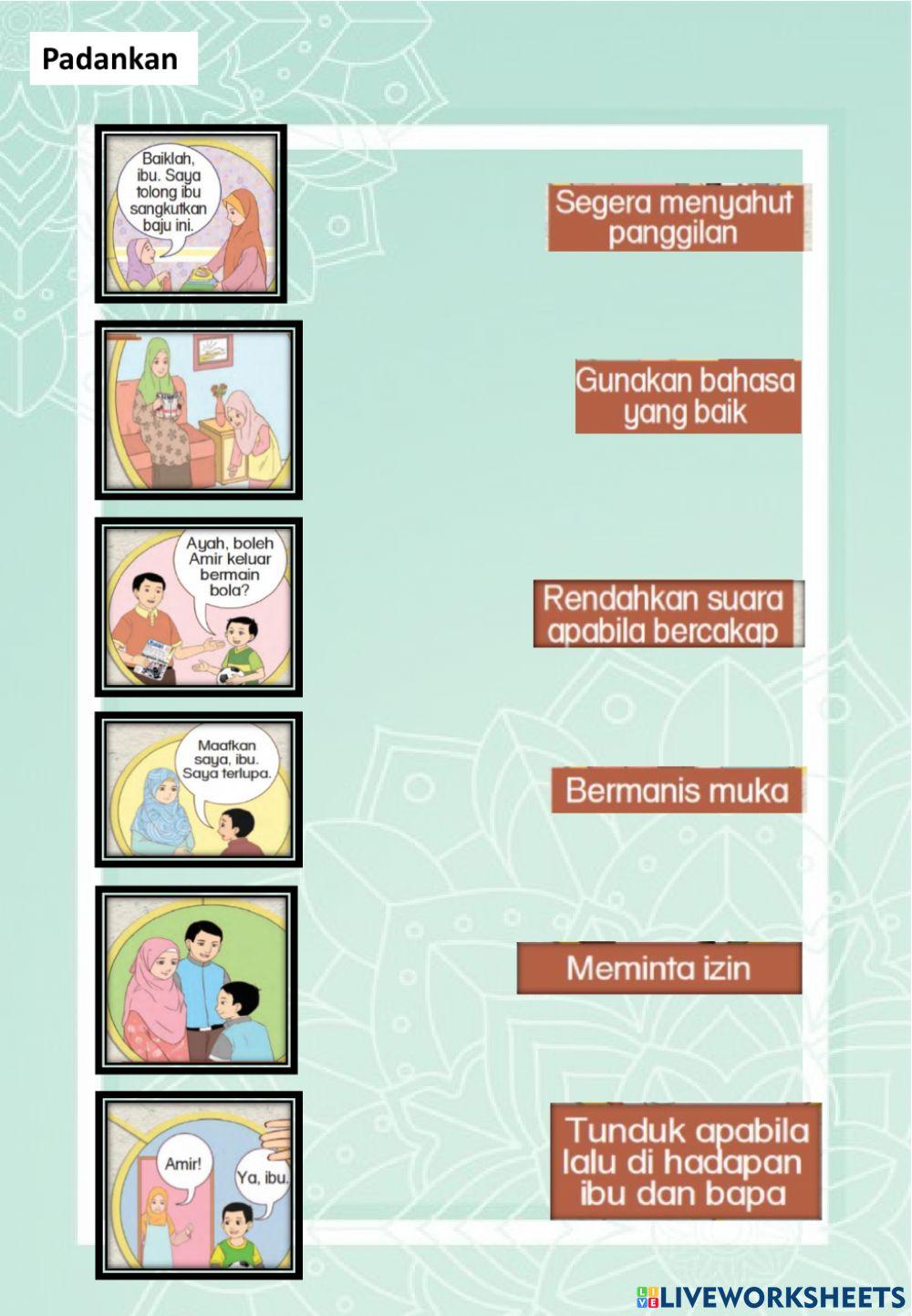 Adab dengan ibu bapa