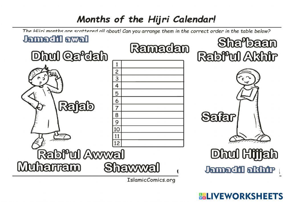 Month in islam