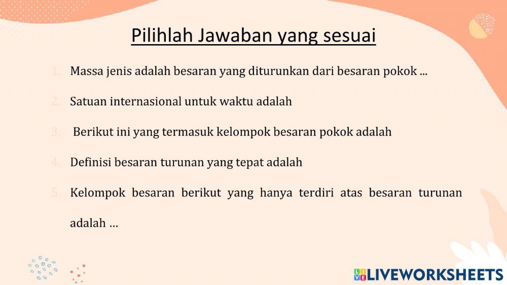 BESARAN DAN PENGUKURAN