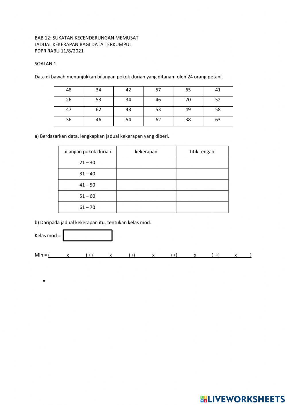 Matematik ting 2 bab 12
