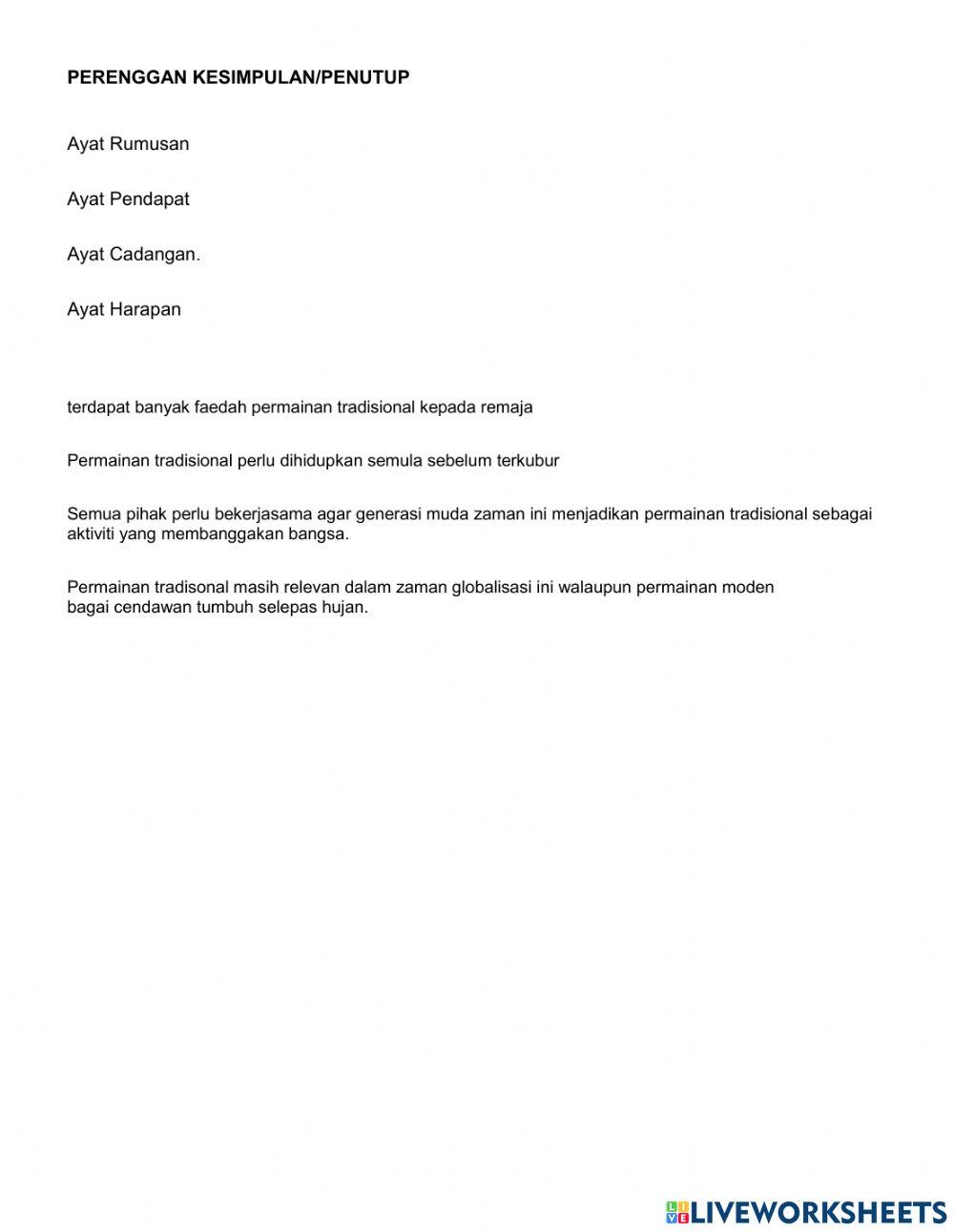 Permainan tradisional