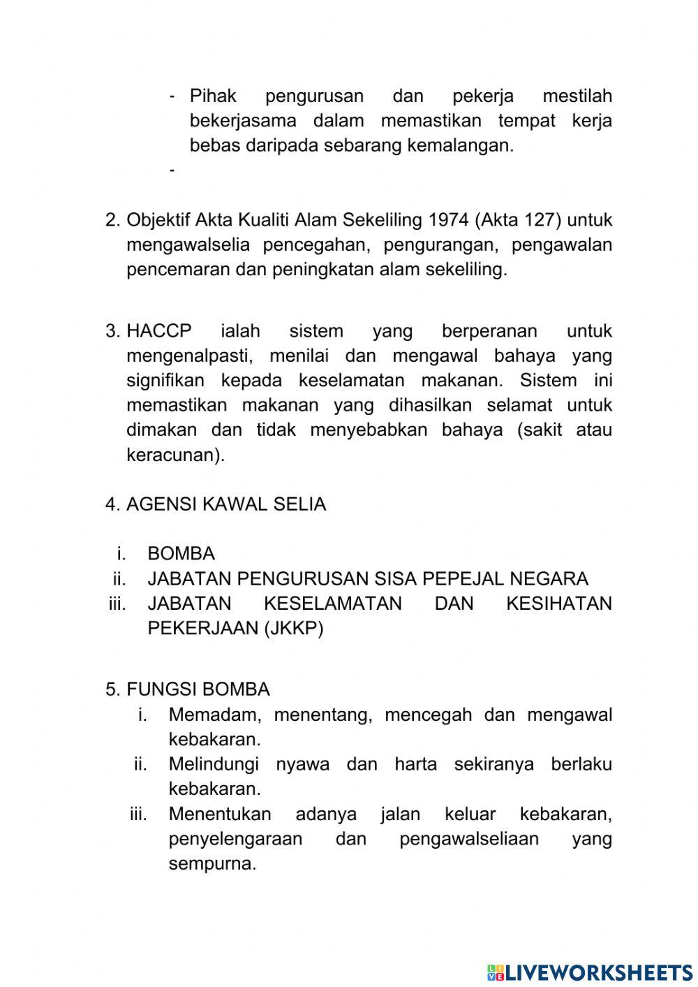 Latihan Amalan Keselamatan