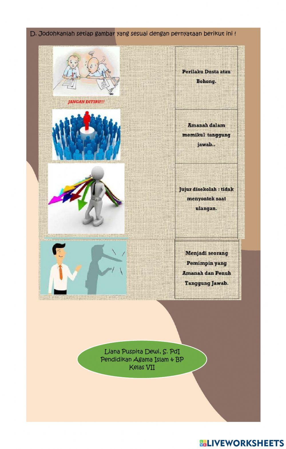 Bab 2 - jujur, amanah, istiqamah