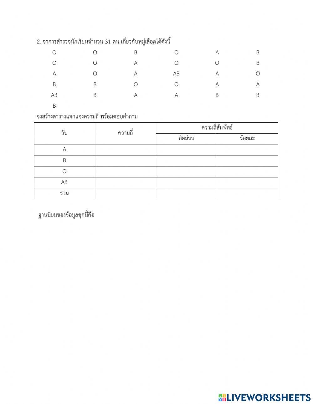 ข้อมูลเชิงคุณภาพ