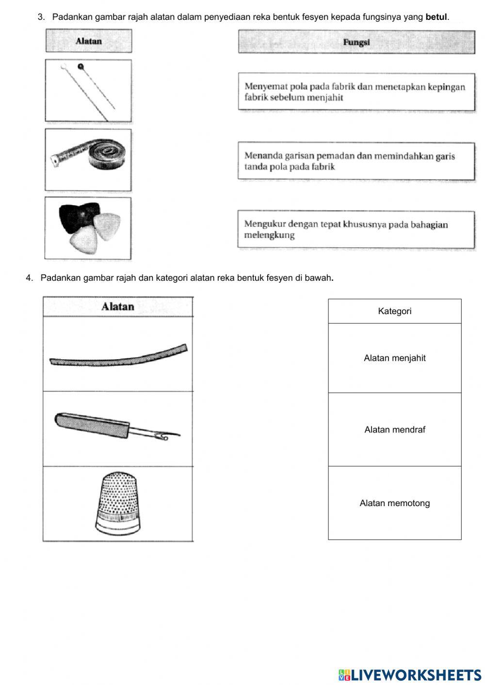 RBT T1 Reka bentuk Fesyen