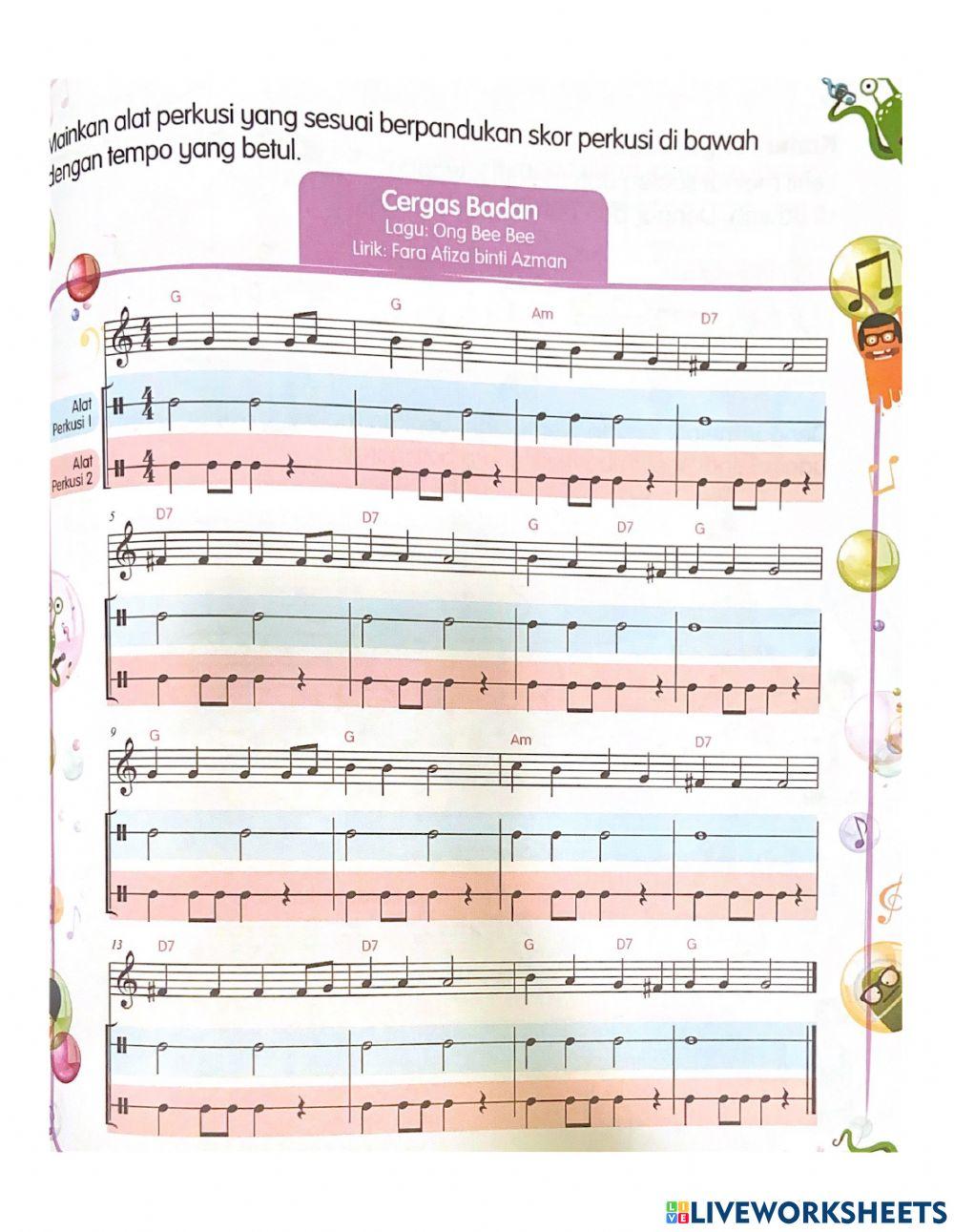 Corak irama cergas badan