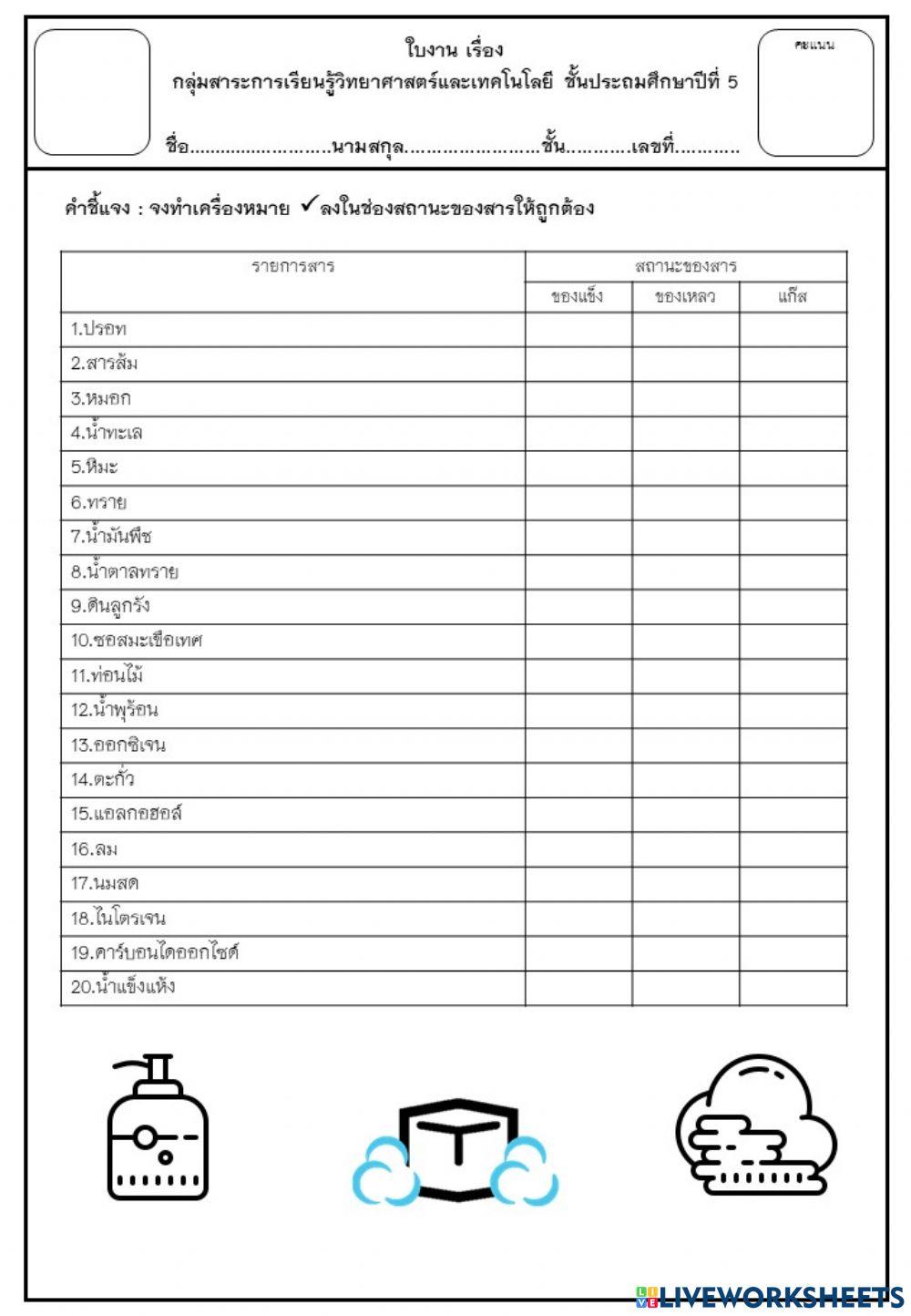 สถานะของสาร