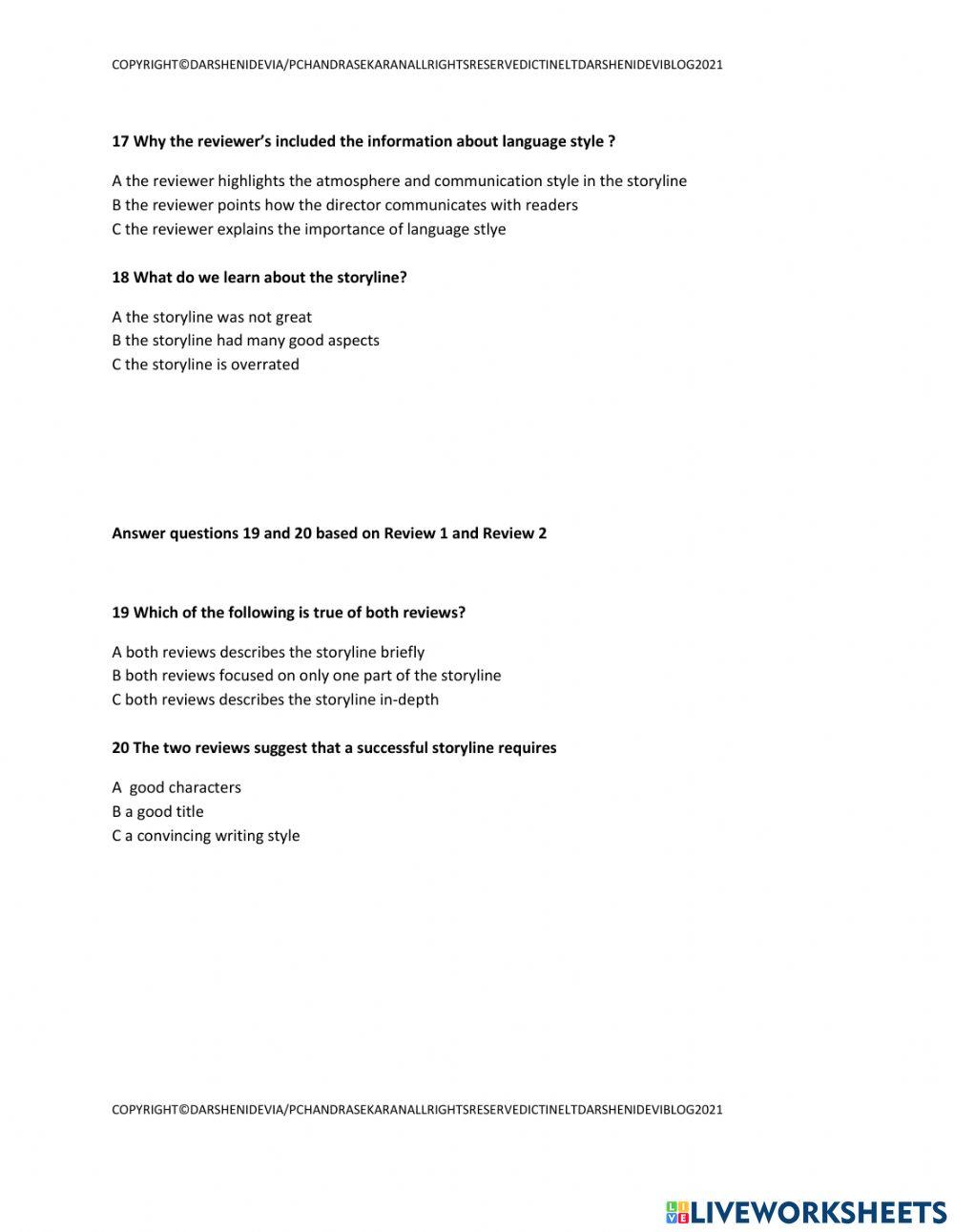 MUET cefr reading paper part 1-part 4