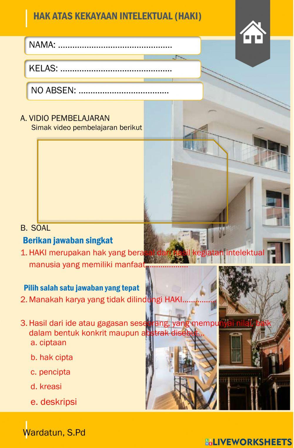 Hak atas kekayaan intelektual