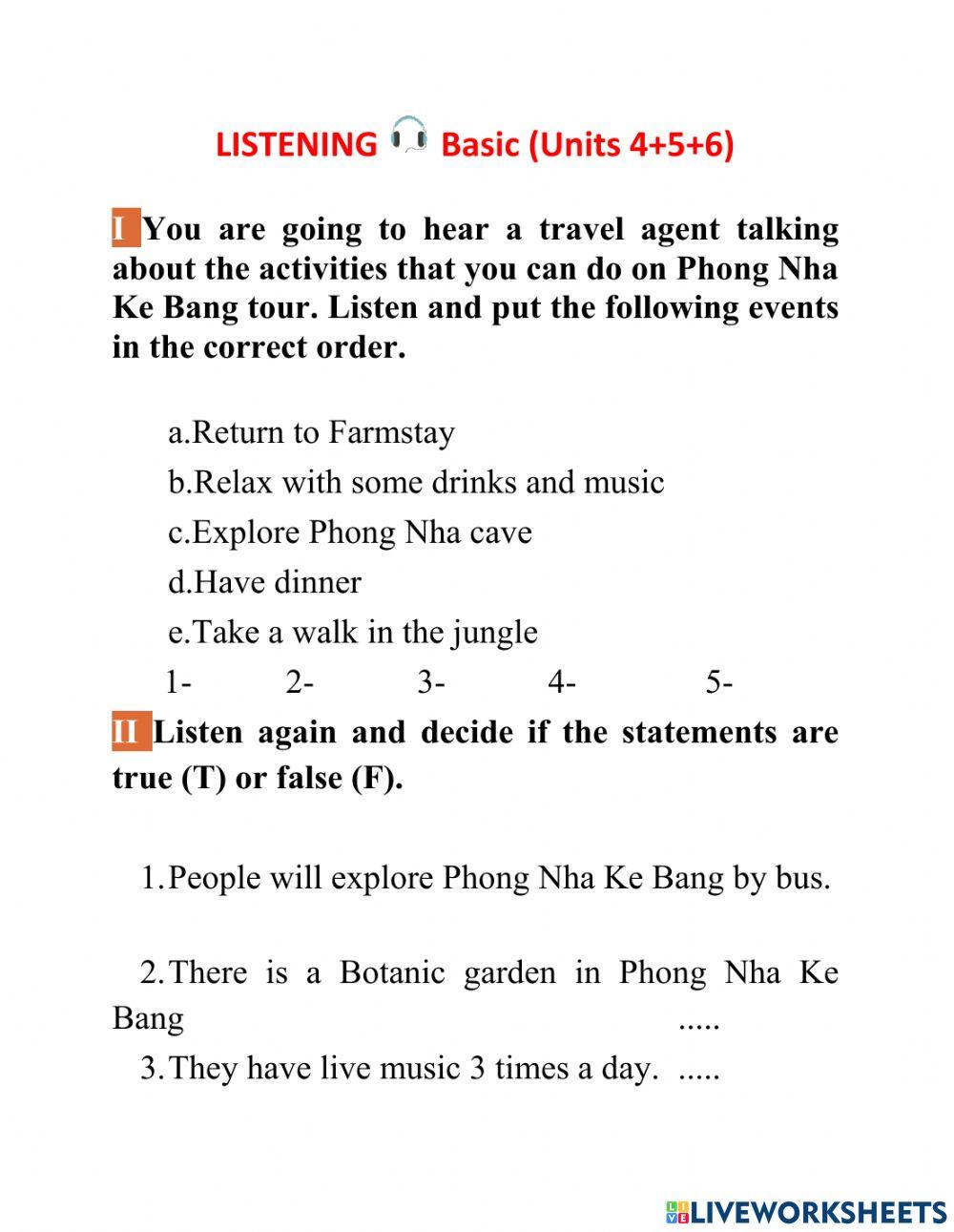 Big 4 lớp 6 basic units 4+5+6