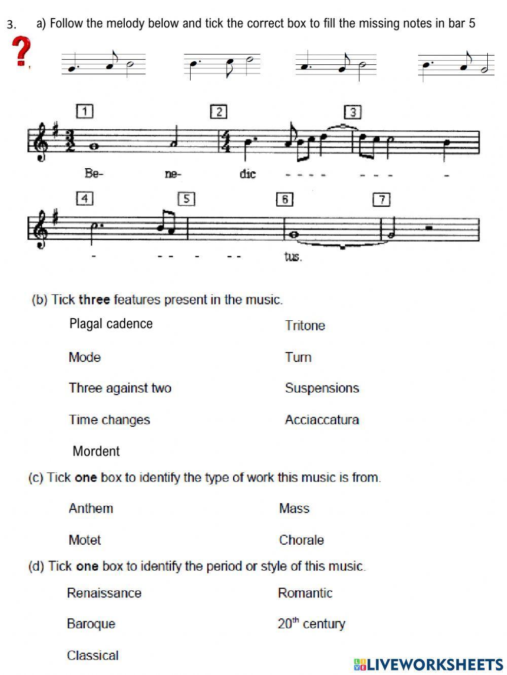 Adv Higher Renaissance Music 1