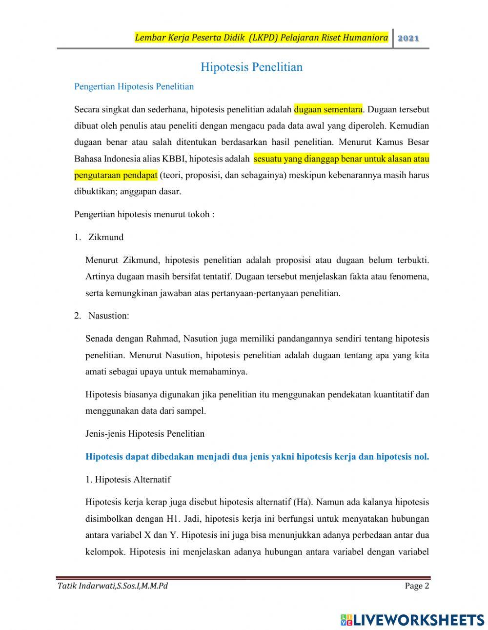 Riset pertemuan ke-5