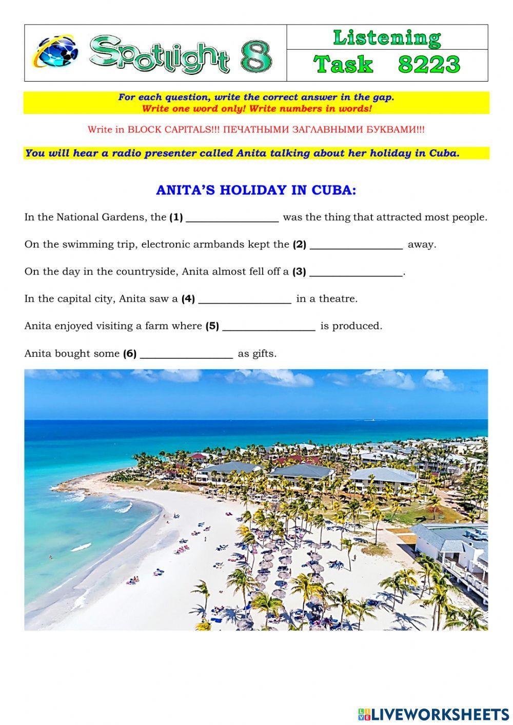 Spotlight 8 Task 8223