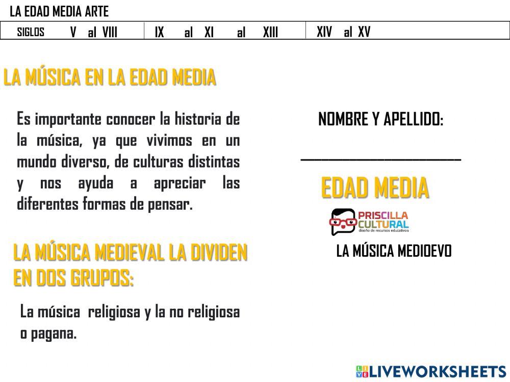 La musica en la edad media