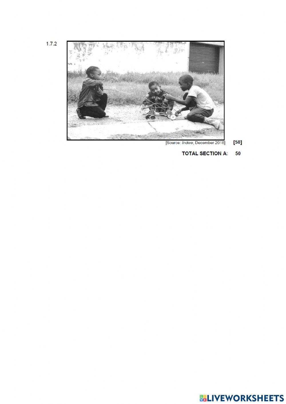 English paper 3 Essay part 1