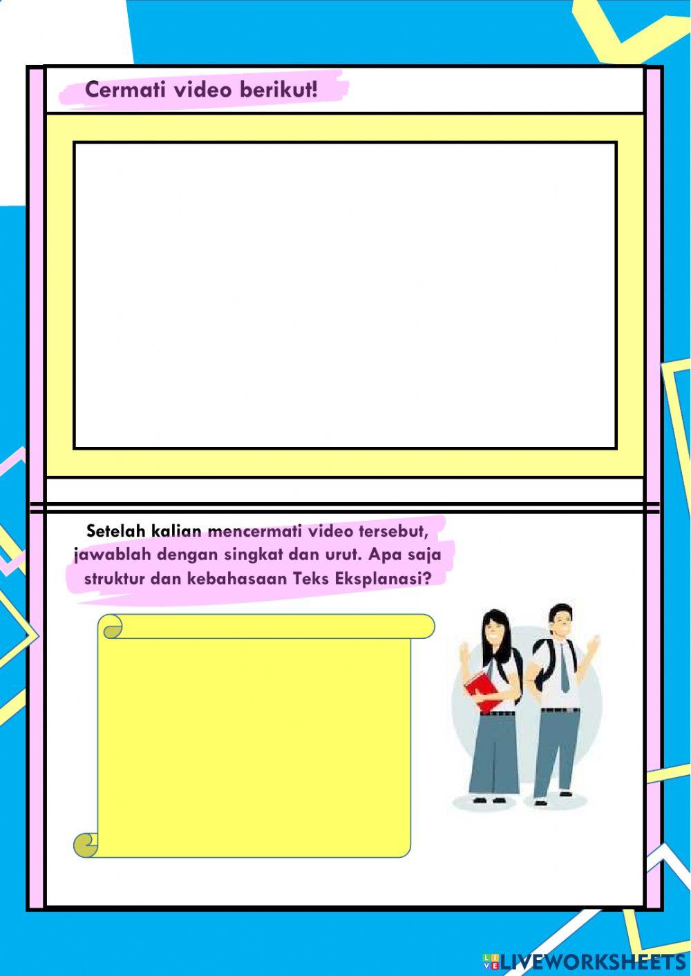 Struktur dan Kebahasaan Teks Eksplanasi